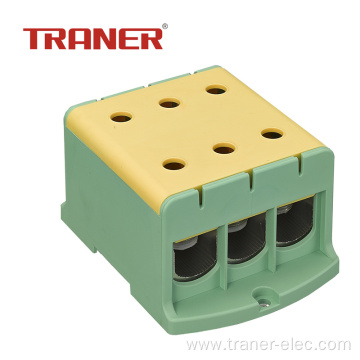 240mm2 Yellow/Green Universal Terminal Block three ways